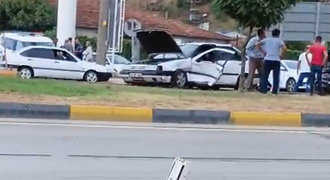 Eğirdir'de zincirleme kaza