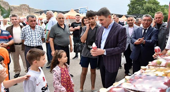 Eğirdir de Elma Hasat Festivali yapıldı