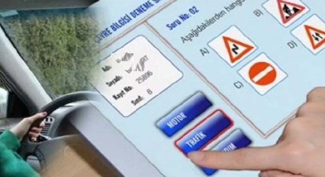 Ehliyet sınavında 'kameralı' kopyaya suçüstü