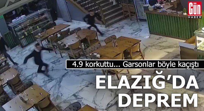 Elazığ’da 4.9 büyüklüğünde deprem