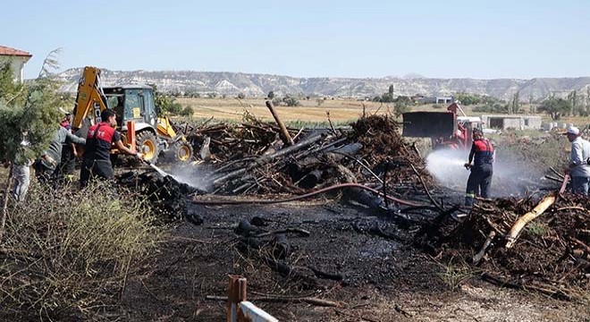 Elektrik kaynağı yangın çıkardı