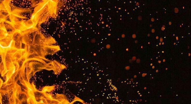 Elektrikli sobadan çıkan yangın korkuttu