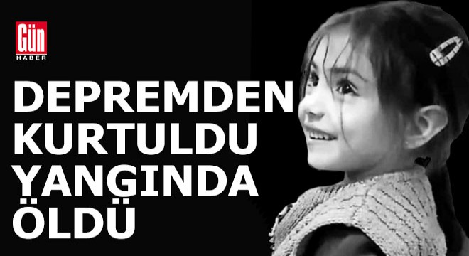 Elif depremden kurtuldu, ölümden kaçamadı