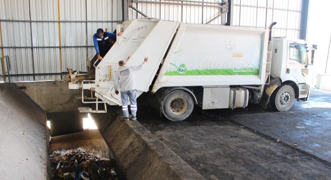 Elmalı'dan günlük 60 ton çöp Kızıllı'ya geliyor
