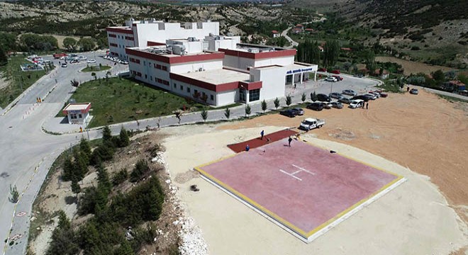 Elmalı'ya helikopter pisti