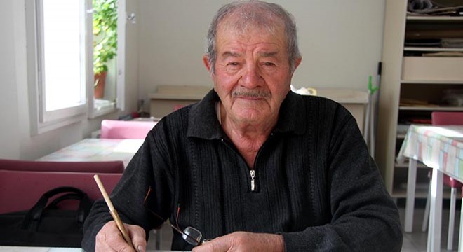 Emekli torna ustası, 5 yılda 21 kurstan sertifika aldı