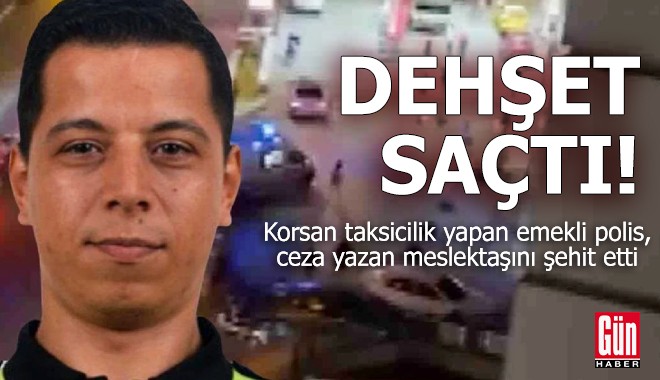 Emekli polis, ceza yazan meslektaşını şehit etti