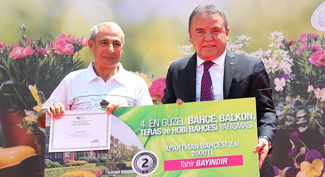 En güzel bahçe ve balkonlar ödüllendirildi