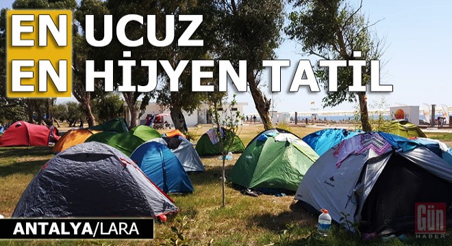 En ucuz en hijyen tatil; Çadır ve karavan