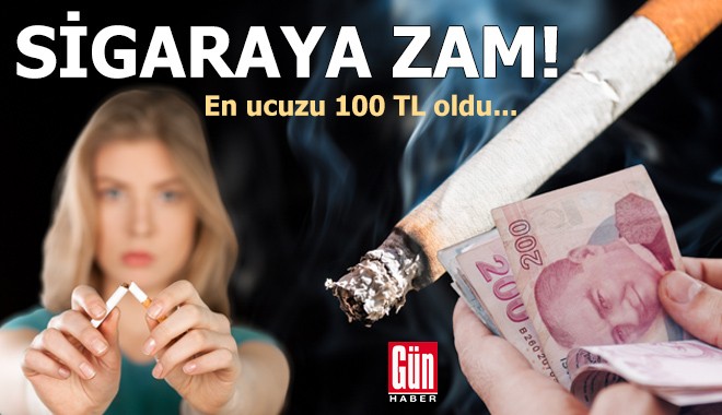 En ucuzu 100 TL oldu... Sigaraya zam