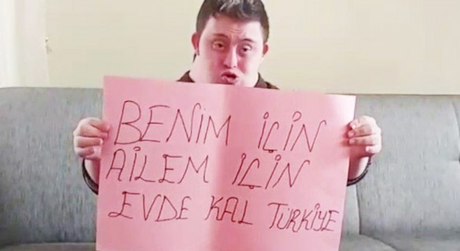 Engellilerden 'evde kal' mesajı