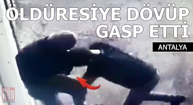Engelliyi öldüresiyle dövüp, gasp etti