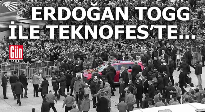 Erdoğan TOGG ile TEKNOFEST'te