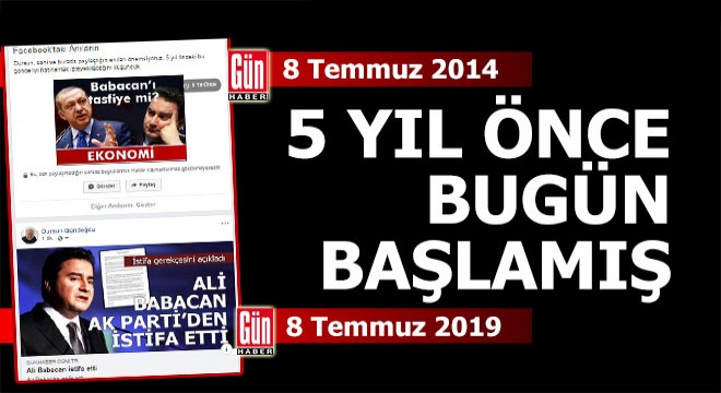 Erdoğan düğmeye 5 yıl önce bugün basmış