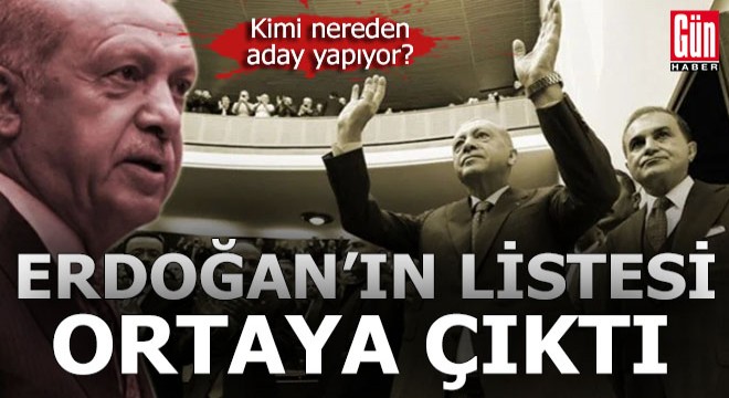 Erdoğan kimi nereden aday yapıyor?