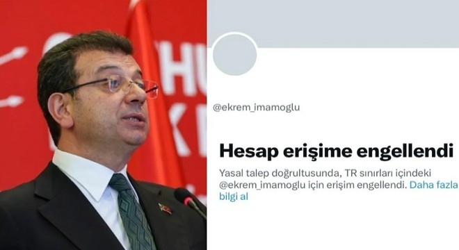 Erişim engeli getirilmişti! X ten Ekrem İmamoğlu hamlesi