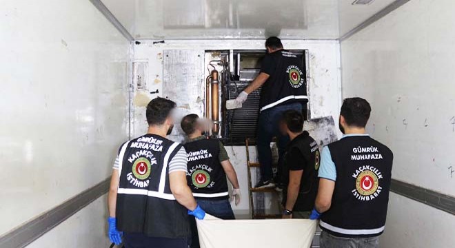 Esendere Gümrük Kapısı'nda TIR'dan 71 kilo eroin çıktı