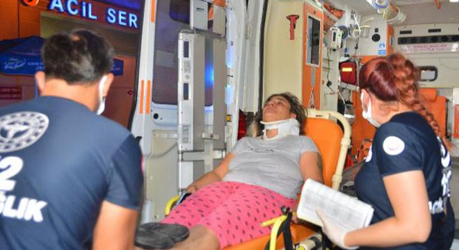 Eşi tarafından darbedilen kadın hastaneye kaldırıldı
