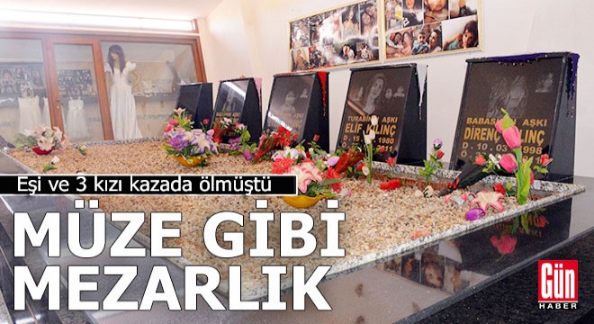 Eşi ve 3 çocuğunun mezarlarını müzeye çevirdi