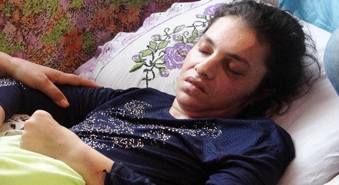 Eşinin dövdüğü kadın, yatağa mahkum oldu
