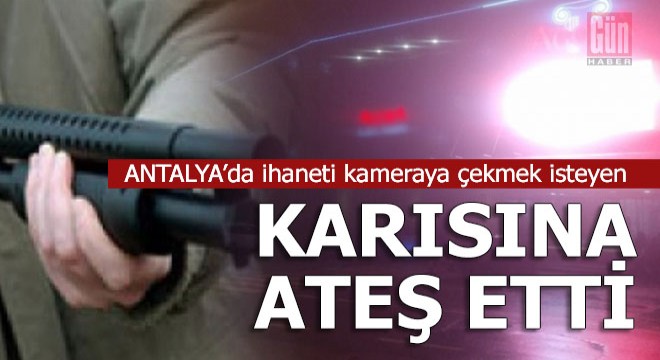 Eşinin ihanetini kanıtlamak isterken bacağından oldu