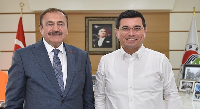 Eski Bakan Eroğlu'ndan Başkan Tütüncü'ye ziyaret