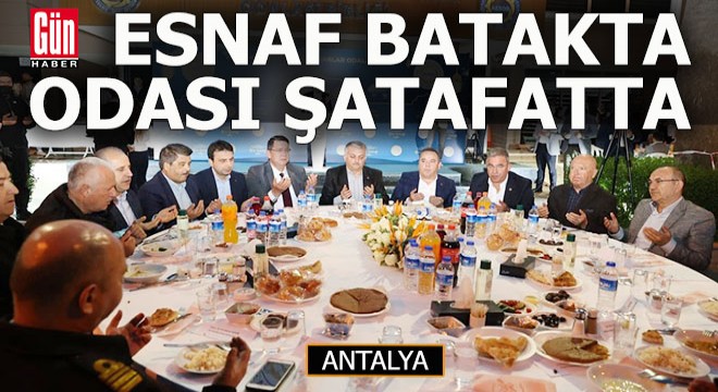 Esnaf batakta odası şatafatta