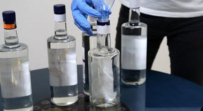 Etil alkol üretimi yapılan sunta deposuna baskın