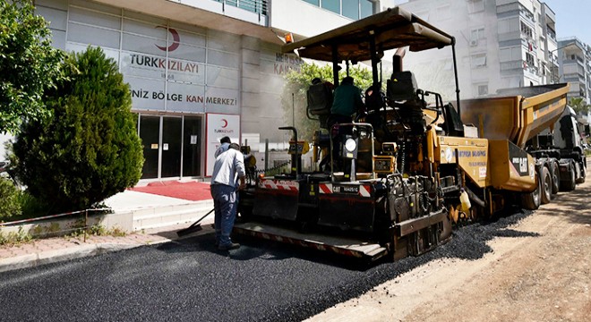 Etiler'de asfalt çalışması