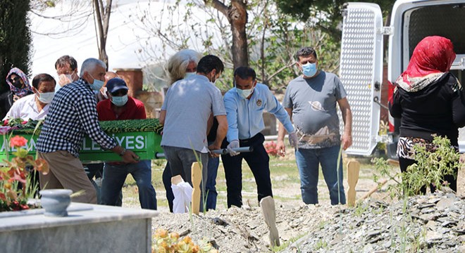 Evinde ölü bulunan Çiğdem, gözyaşlarıyla toprağa verildi