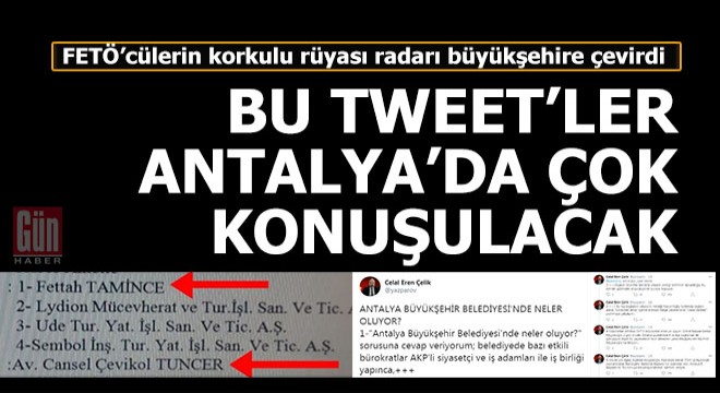 FETÖ'nün korkulu rüyasının hedefinde Antalya Büyükşehir var