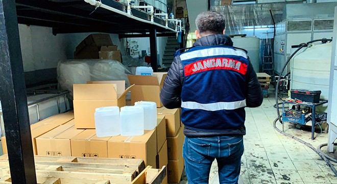 Fabrikaya sahte içki operasyunu