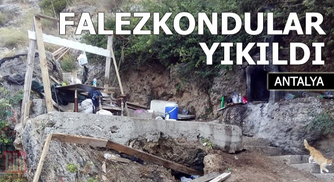 Falezkondular yıkıldı