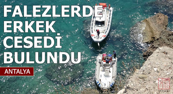 Falezlerde erkek cesedi bulundu