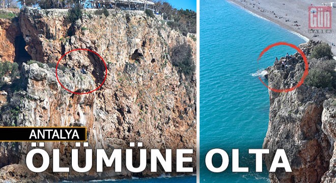 Falezlerden 'ölüme' olta