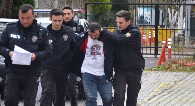 Fare zehiri ile eşinin iş yerine gelen adam tutuklandı