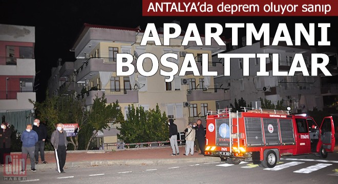 Fayanslar çökünce deprem oluyor sanıp, apartmanı boşalttılar