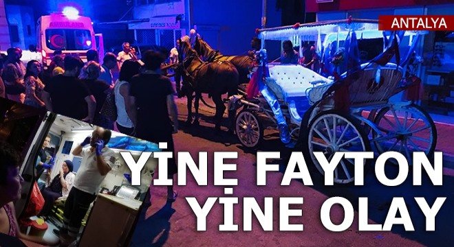 Faytoncunun ürken 'atı' dehşet saçtı