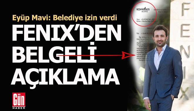 Fenix'den belgeli açıklama geldi