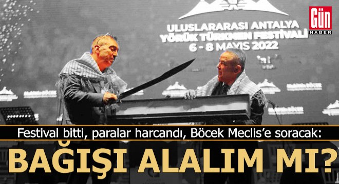 Festival bitti, Böcek festivali daha yeni meclise getiriyor