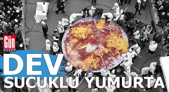 Festivalde 7,5 ton sucuk dağıtıldı, dev tavada sucuklu yumurta pişirildi