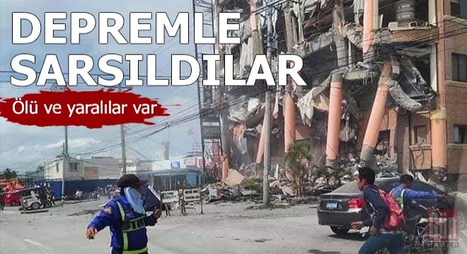 Filipinler depremle sarsıldı:3 ölü, 8 yaralı