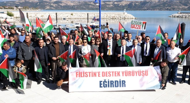 Filistin e destek yürüyüşü