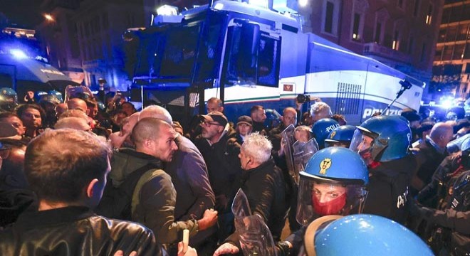Filistin protestosuna sert müdahale