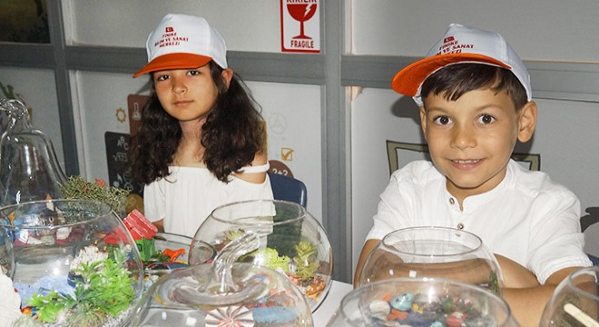Finike BİLSEM'de yılsonu sergisi