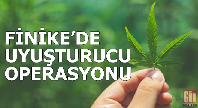 Finike Jandarması'ndan uyuşturucu operasyonu