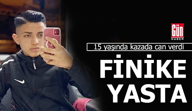 Finike'de 15 yaşındaki motosikletli kazada can verdi