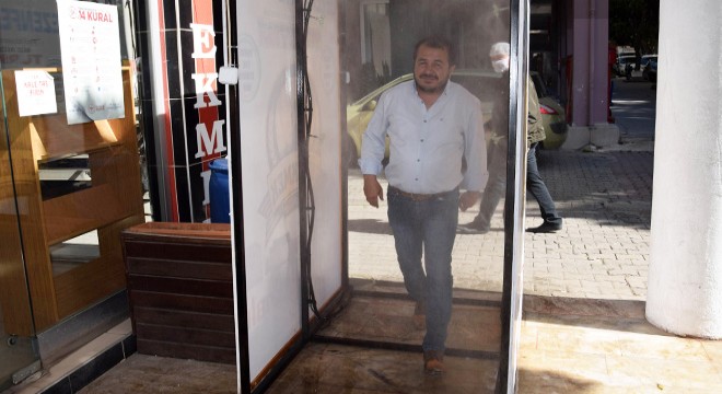 Fırın önüne dezenfeksiyon tüneli