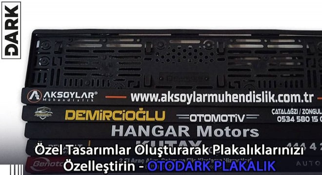 Firmanıza veya İsminize Özel Plakalıklar Oluşturun ve Sipariş Edin!