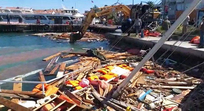 Fırtına sonrası tekne sahipleri, barınak yapılmasını istedi